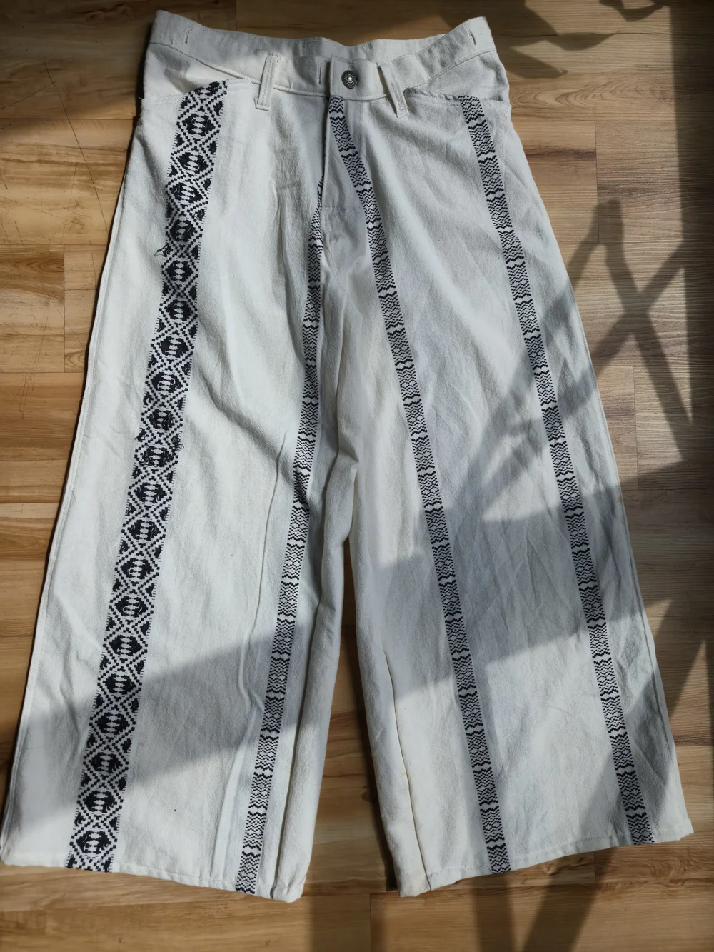 Custom Upscaled straight wide leg pants
